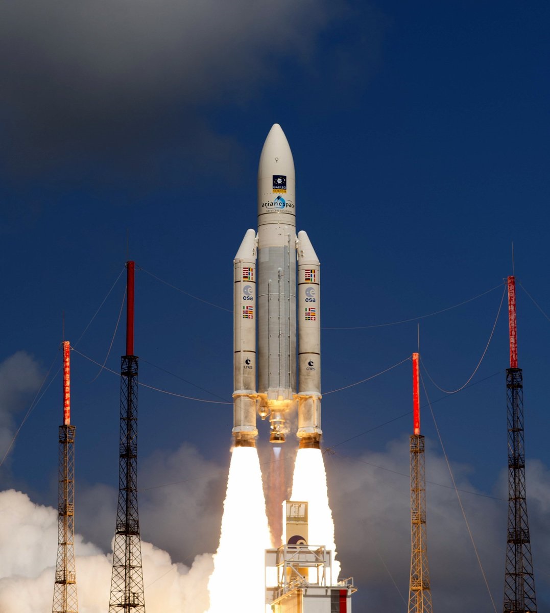 Ariane 5 liftoff