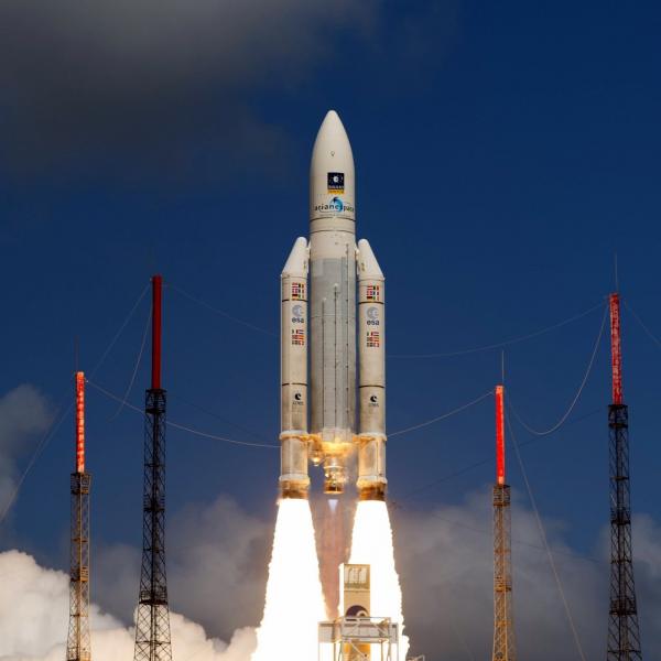 Ariane 5 liftoff